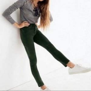 10" High-Rise Skinny Jeans: Stretch Velvet Edition
